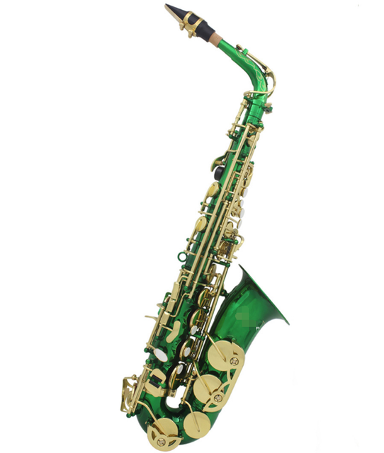 Professional Alto Saxophone Gold Lacquer Brass Body with Case & Accessories for Beginners & Students