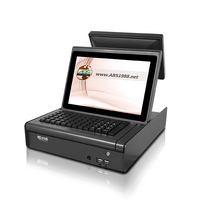 Sistem Kasir Lengkap POS ABS1900 Laris Manis dengan CPU Intel J1900, Sistem Operasi WIN7/WIN10, Penyimpanan SSD & Nirkabel untuk Retail