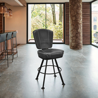 Chaise de machine de table de poker rotative souple à hauteur réglable de style casino pour bar à domicile jeu d'hôtel comprend des tabourets de bar à seau
