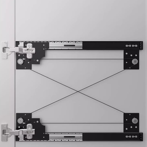 Pivot copeal gấp trượt tủ bếp cửa Túi trượt hệ thống ngăn kéo trượt telescoping Hidden Swing Rail phần cứng - Product Image 2