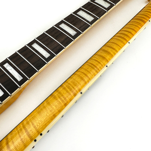 คอกีตาร์ทรง ST แบบ Flame Maple ขนาด 9.5 นิ้ว รัศมีโค้ง 22 เฟรต เคลือบเงาอย่างดี สำหรับกีตาร์ทรง ST ลดราคาพิเศษ - Product Image 2