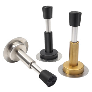 Jin Aoding – Butée de porte télescopique en caoutchouc, fixation murale en acier inoxydable, anti-collision, protection d'entrée - Product Image 5