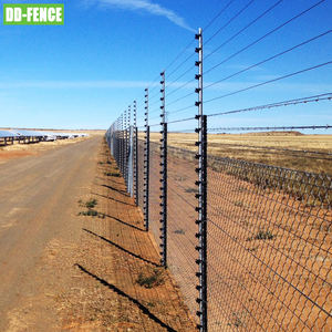 Système d'alarme <span class=keywords><strong>de</strong></span> clôture électrique pour <span class=keywords><strong>la</strong></span> sécurité périmétrique des fermes, poteaux <span class=keywords><strong>de</strong></span> clôture, accessoires d'énergiseur, clôture électrique solaire pour le bétail - Product Image 1