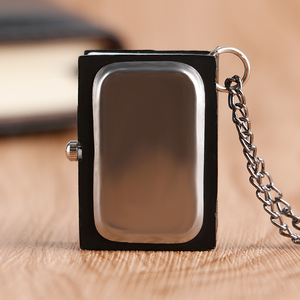 Reloj de <span class=keywords><strong>Bolsillo</strong></span> de Cuarzo Steampunk Cool Death Note, Tamaño Pequeño, Forma de Libro Negro, Collar <span class=keywords><strong>con</strong></span> Colgante, Regalos de Cumpleaños para Hombres, Mujeres y Niños - Product Image 3