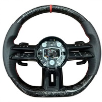 Volant de voiture sport en cuir et fibre de carbone pour Mercedes CLA ML350 ML400 Classe R C180 Facelift Upgrade