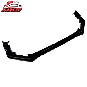 Fits For Subaru WRX 15-21 STI CS2 Style Front Bumper Lip Chin <b>Splitter</b> PP Gloss Black Auto Parts Automotive Accessories - Product Image 2