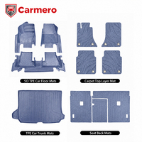Tapis de voiture 5D en TPE, matériau parfait, tapis de voiture en TPE pour Renault Clio 5 2019-2024/VW Tiguan 2016-2024/VW Polo 2018-2024