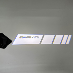 ไฟส่องพื้นใต้กระจกมองข้าง ADT Never Fading W204 LED รุ่น W212 พร้อมไฟต้อนรับแบบ Puddle Light hd โลโก้ Amg สำหรับรถยนต์ C Class W204 ปี 2007-2013 - Product Image 6