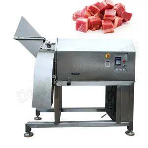 Factory sale three-dimensional frozen beef pork chicken meat cube cutting machine meat dicer cheese dicing machine
