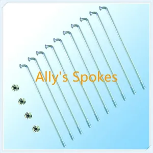 Fabricant leader de la marque K, pièces détachées pour moto, accessoires de jantes, rayons avec embouts, 13G*308mm - Product Image 4