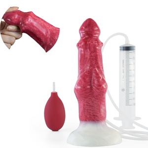 New Product Ideas 2022 Trends NNSX Realistic <b>Dildo</b> Men Realistic Ejaculating Fantasy Animal Penis With Sucker Anal Male Sex Toy - Product Image 1