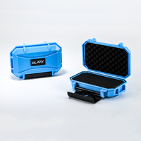 GLARY - Petite boîte de transport pour outils en plastique rigide de haute qualité - Étui étanche et résistant aux chocs avec mousse