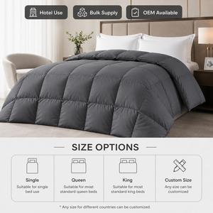 Luxuriöse Premium-Mikrofaser-Hülle Maßgefertigte Hotelqualität Gänsedaunen-Entendaunen Gefüllte Boxsteppung Wärmende Innenduvet-Einlage <span class=keywords><strong>Bettdecke</strong></span> - Product Image 2