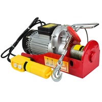 Palans électriques à chaîne pour chantier, capacité 100/300/500/1000 kg, câble en acier PA, hauteur de levage 3-9 m, 1,5/3 kW, 220-230 V
