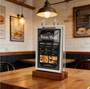 Elegante Soporte Ergonómico <span class=keywords><strong>de</strong></span> Acrílico para Múltiples Páginas, Exhibidor <span class=keywords><strong>de</strong></span> Documentos para Vestíbulo <span class=keywords><strong>de</strong></span> Banco, Oficina <span class=keywords><strong>de</strong></span> Abogados, Marco Profesional para Negocios - Product Image 3