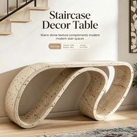 Table console moderne en marbre naturel, table d'entrée minimaliste, table de couloir, décoration artistique créative pour salon, vente en gros, OEM personnalisé