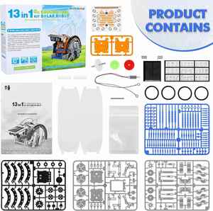 STEM 13-in-1 Education <b>Solar</b> <b>Power</b> Robots Toys DIY Educational Toy Science Robotics Set Birthday Gifts for Kids - Product Image 5