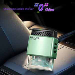 Diffuseur de désodorisant de voiture en verre solide moderne et écologique de luxe Parfum de rose Parfum de parfum liquide d'aromathérapie Parfum de rose d'évent - Product Image 3