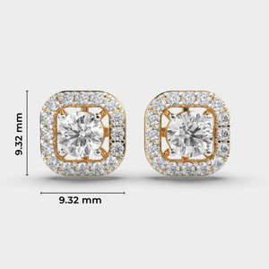 Luxury Premium Diamond <b>Stud</b> <b>Earrings</b> 925 Sterling <b>Silver</b> Brilliant Elegant Fine Jewelry Designer Fashion Accessories for Women - Product Image 3