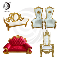 Meubles d'hôtel, canapé, chaise de roi reine trône, chaise empereur style roya