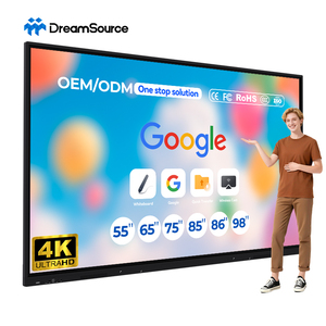 กระดานไวท์บอร์ดอัจฉริยะ Dreamsource ออลอินวัน พร้อมหน้าจอสัมผัส 4K แสดงผลแบบแยกส่วน รองรับการทำงานพร้อมกัน ฉายภาพไร้สาย - Product Image 1