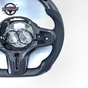 Volante de Coche Personalizado con Calefacción LED y Fibra de Carbono para <span class=keywords><strong>BMW</strong></span> G20 G21 G28 G22 G29 F87 G80 F82 - Product Image 6