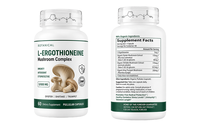 Service de fabrication de formules de compléments alimentaires personnalisés, capsules de L-ergothionéine en marque privée OEM