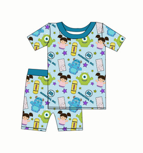 Nueva Llegada: Caja Misteriosa de Pijamas de Bambú para Niños |   Conjunto de Pijama de Verano de 2 Piezas con Manga Corta |   Pijamas Suaves para Niños Pequeños <span class=keywords><strong>al</strong></span> <span class=keywords><strong>por</strong></span> <span class=keywords><strong>Mayor</strong></span> RST - Product Image 1