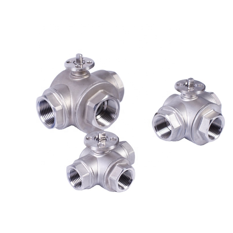 ball valve 3 way sus