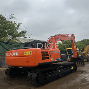 Excavatrice de chantier sur chenilles de 12 tonnes certifiée CE, d'occasion, Hitachi ZX120-6, faible nombre d'heures, comprend moteur, pompe, boîte de vitesses - Product Image 2