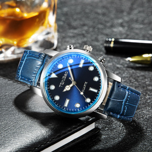 Montres à quartz en cuir PU <span class=keywords><strong>pour</strong></span> hommes, style sport, vente en gros, mode, <span class=keywords><strong>pas</strong></span> <span class=keywords><strong>cher</strong></span>, Relogio Feminino - Product Image 2