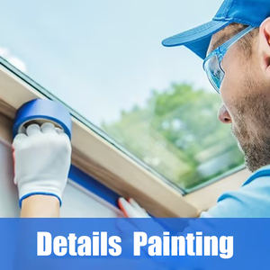 Maskeren Uv Blauwe Schilders Papier Weerstaan Bescherming Verf Licht Schilder 14 Dagen Tape Blauwe Tape Schilder - Product Image 3