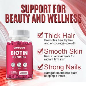 Cápsulas de Biotina para el Crecimiento del Cabello para Mujeres con Colágeno, Queratina y Vitaminas B, Fortalecen las Hebras, Reducen la Caída del Cabello, Uñas y Piel - Product Image 2