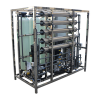 Système de traitement d'eau par osmose inverse de 0,5t, équipement de filtration d'eau par osmose inverse, système EDI avec installation de purification UV