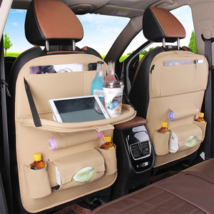 Organizador de Asiento Trasero de Cuero PU con Logotipo Personalizado QEEPEI para Pajero, Organizador de Asiento Trasero para Automóvil - Product Image 4