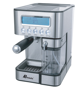 Machine à café électrique programmable Anbolife, réservoir à lait en acier inoxydable, 1400W, machine à cappuccino à une touche, mousseur automatique - Product Image 6