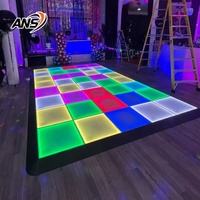 Plancher de danse lumineux à LED néon magnétique à effet infini en miroir 3D portable à haute brillance pour mariage