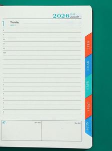 Promotion Leather PVC <b>A5</b> Daily Plan Book Eco-Friendly Portable Hardcover Notebook for Presentation Gift - Product Image 5