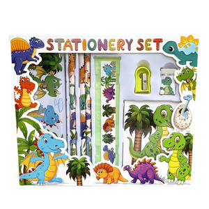Suministro de fabricación 9 unids/set dibujos animados práctico escuela niños regalo papelería conjunto Kawaii caja borrador sacapuntas lápices para niña - Product Image 4