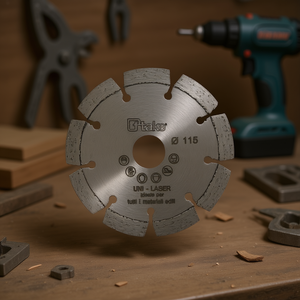 Disco de diamante láser Ttake Uni de 115 mm para todos los materiales, eje de 22,2 mm - Product Image 3