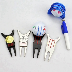 Outil de marquage de balle de golf vierge avec clip, support de balle de golf pour cigare, personnalisable, avec accessoires de marquage de divot, pour la présentation sur chapeau et la réparation - Product Image 1