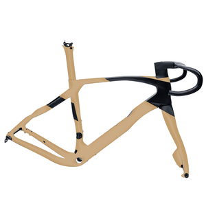 Precio al por mayor <span class=keywords><strong>Airwolf</strong></span> 700C T1100 Full Carbon BSA Dsic Brake Cable interno Cuadro de bicicleta Gravel Carbon Bicycle - Product Image 1