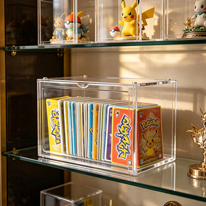 Boîte de rangement en acrylique pour cartes Pokémon TCG, empilable, avec fermeture magnétique, pour les magasins de détail - Product Image 3