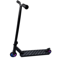 Trottinette freestyle Custom Deck Pro avec fourche avant en acier et grip tape 80AB pour adulte