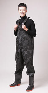 ชุดกันน้ำสำหรับตกปลาแบบระบายอากาศได้สำหรับผู้ชาย กางเกงเอี๊ยมตกปลาแบบหนา กางเกงเอี๊ยมสำหรับเกษตรกรรมปลูกข้าว - Product Image 4