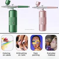 Machine à peinture rechargeable à main pour teinture des sourcils à l'aérographe, pour l'art des ongles en dégradé, pulvérisation à l'aérographe, coiffeurs, maquillage, ongles