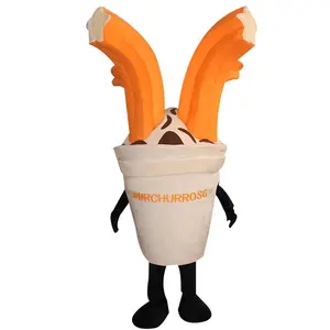 Partito della peluche costume della mascotte personalizzato bella ice cream costume della mascotte