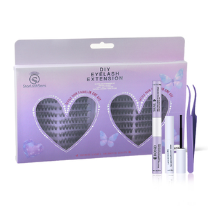 <span class=keywords><strong>2025</strong></span> mới nhất tự làm cụm lông mi Kit hộp màu tím dày Fluffy phân đoạn mở rộng lông mi thiết lập với nhíp keo <span class=keywords><strong>Remover</strong></span> - Product Image 3