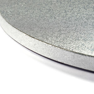 Tambores redondos para pastel, tablero corrugado blanco grueso de 1/2 pulgadas - Product Image 5