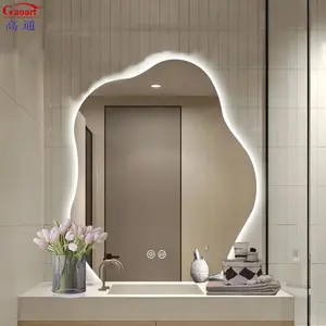 Grosir dinding lampu latar asli lampu besar Espejo Inteligente dekorasi rias cermin Led
